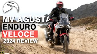 New 2024 MV Agusta Enduro Veloce  Review  Does MVs first adventure bike stack up [upl. by Wivinia345]