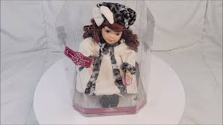 SAMANTHA Wind Up Animated Musical Porcelain Collectors Doll [upl. by Ilojna]