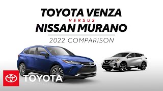 2022 Toyota Venza vs 2022 Nissan Murano  Toyota [upl. by Abelard]