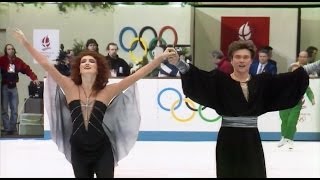 HD Marina Klimova and Sergei Ponomarenko  1992 Albertville Olympic  Free Dance [upl. by Armil]