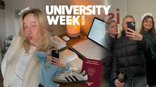 university week ep4  les copines travail billet davion amp more [upl. by Lladnor]