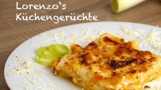 Lasagne mit Lachs und Lauch [upl. by Jegger]