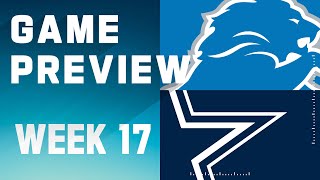 Detroit Lions vs Dallas Cowboys  2023 Week 17 Game Preview [upl. by Partridge83]