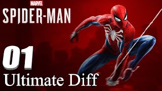 🔴Marvels SpiderMan PS5  01 Ultimate Difficulty New Game [upl. by Aleak]