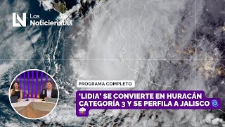 EnVivo🔴 🌀 ‘Lidia’ tocó tierra en Jalisco como huracán categoría 4 [upl. by Tim]