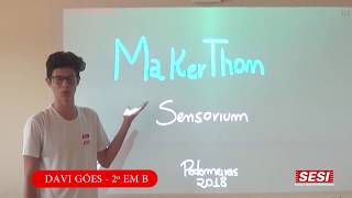 SESI MAKERTHON 2018  CE 337  Pederneiras [upl. by Varick]