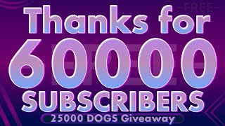 Thanks for 60K subscribers on YouTube  DOGS Crypto Box Code  31 August 2024  New Giveaway [upl. by Jelena]