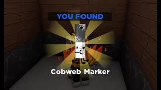 How to get COBWEB marker in FIND THE MARKERS Roblox  UPDATED 2024 [upl. by Attegroeg]