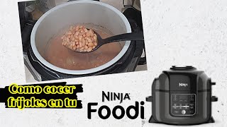 COMO COCINAR FRIJOLES EN TU NINJA FOODI 🫕TUTORIAL FACIL EN ESPAÑOLNINJA KITCHEN [upl. by Barrus]