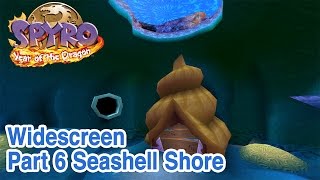 Spyro 3  Part 6 Seashell Shore  Widescreen HD [upl. by Acceber]