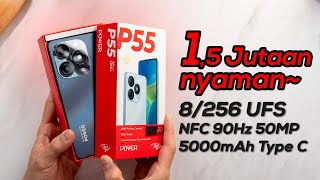 Rp15 JUTA dapet banyak Unboxing itel P55 NFC Indonesia [upl. by Maddis926]