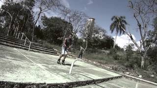 Rollers Skates Cesar Gonzalez Freestyle [upl. by Hcirdla658]