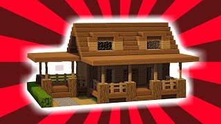 ✔ Como hacer una IDEAL CASA SURVIVAL para Minecraft FACIL Y RAPIDO [upl. by Eizus320]