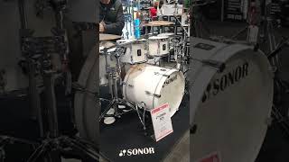 SONOR SQ1 DRUM KIT AT UK DRUM SHOW 2024 drumkits sonordrums drumgear drums [upl. by Barker]