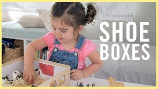 PLAY  3 Shoebox Activities [upl. by Tish]