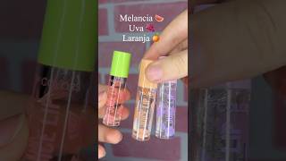 Gloss Rolon que muda de cor na boca Juice lip Sp Colors [upl. by Siravrat]