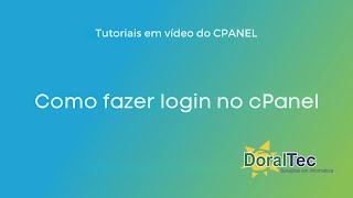 Tutoriais cPanel  Como fazer login no cPanel [upl. by Hennessy]