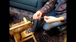 Eszee Twist ToolYarn Planner How to spin a 2ply yarn from 2 bobbins [upl. by Acinaj]