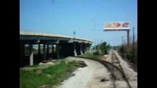 Cab ride taking a train from East Bridge to CSX yard in New Orleans La part 1 [upl. by Mamoun]