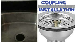 Sink waist coupling kayse fit karehow to fit sink waist coupling [upl. by Demy]