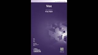 Vox SSA accompanied by Greg Gilpin – Score amp Sound [upl. by Larine]