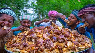 PESHAWARI CHAWAL  Pakistan Special Golden Pulao Recipe Cooking in Indian Village  Mutton Recipes [upl. by Aidua]