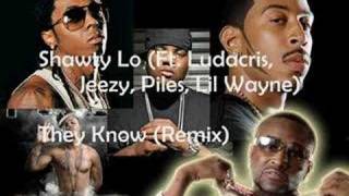 Shawty Lo  They Know Official Remix explicit amp no DJ [upl. by Beisel43]