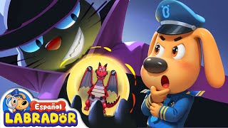 🔍Sheriff Labrador  Policía vs Dragón de Fuego 🔥🧲  Videos para Niños  BabyBus en Español [upl. by Sanjiv]