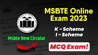 MSBTE Online Exam 2023 MSBTE Winter Exam Dates amp Rules Msbte News Today [upl. by Poppy657]