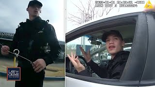 Bodycam 19YearOld Wearing Police Gear Arrested for Impersonating Deputy Pulling Over Cars [upl. by Ettie]