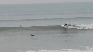 Surfing Wittering April 4th 2017 24ft Clean [upl. by Oniluap618]