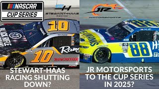 StewartHaas Racing Shutting Down  JR Motorsports To The Cup Series In 2025 [upl. by Atauqal951]