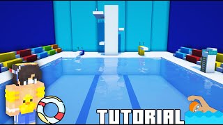 Minecraft Tutorial How To Make A Modern Pool quot2022 City Buildquot [upl. by Tisdale457]