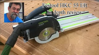 Festool HKC circular saw  review  dave stanton  wood working [upl. by Ralfston484]