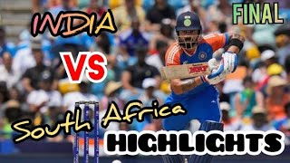 India Vs South Africa highlights  ICC T20 WC24  FINAL MATCH [upl. by Neveda249]