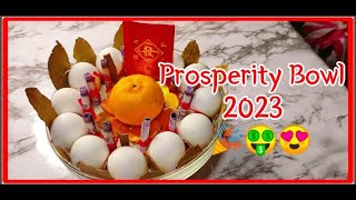 HOW TO MAKE PROSPERITY BOWL FOR NEW YEAR PROSPERITY BOWL 2023 PAMPA SWERTE BAGONG TAON 2023 [upl. by Nyleve567]