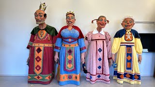 Gegants del carnaval de Solsona a Sallent [upl. by Amby]