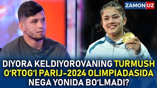 DIYORA KELDIYOROVANING TURMUSH O‘RTOG‘I PARIJ2024 OLIMPIADASIDA NEGA YONIDA BO‘LMADI [upl. by Zarger676]