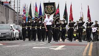 Kilcluney Volunteers Flute Band  Corbet Accordion Band Parade 2024 [upl. by Yerhcaz]