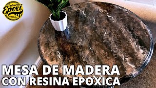 Transformando Una Base de Madera Con Resina Epoxica  Cubiertas Epoxi [upl. by Grizel]