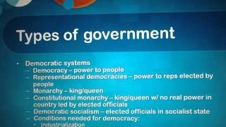 Sociology 132 Lecture  Political Institutions [upl. by Enywad]