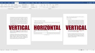 CÓMO COMBINAR HOJAS HORIZONTALES Y VERTICALES EN UN MISMO DOCUMENTO EN WORD FÁCILMENTE [upl. by Enyala957]