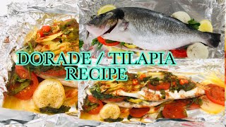 DORADE FISH RECIPEBAKED FISH [upl. by Otcefrep]