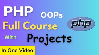 Complete PHP ObjectOriented Programming OOP Course in HINDI [upl. by Adnohsak619]