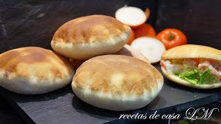 PAN DE PITA CON TODOS LOS PASOS Y TRUCOS PARA QUE SIEMPRE TE SALGA UN PAN DE PITA PERFECTO [upl. by Jeri]