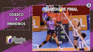 Osasco x Pinheiros  QUARTAS DE FINAL Jogo 1  Melhores Momentos  Superliga Feminina 2324 [upl. by Iverson]