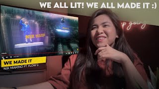 WE MADE IT  Nik Makino x Flow G Official Music Video  Reaction [upl. by Evonne793]