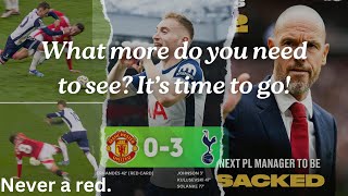 He has to go blud  Manchester United v Tottenham Hotspur 03 United Robbed or they were just bad [upl. by Ennavoj]