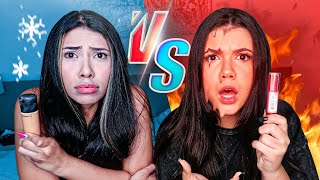 DESAFIO com MAKES CONGELADAS vs DERRETIDAS Ft Ingrid Ohara [upl. by Otiv]