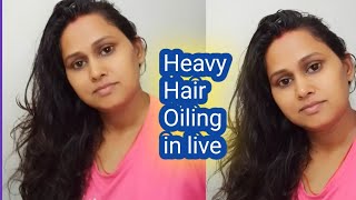 heavy hair oiling [upl. by Maibach]